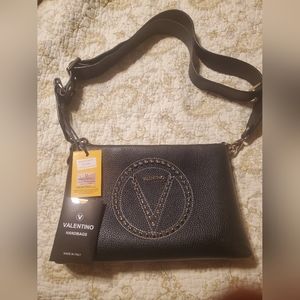 VALENTINO CROSSBODY BAG NWT ADJUSTABLE SHOULDER BAG WITH AUTHENTICITY STUDDED